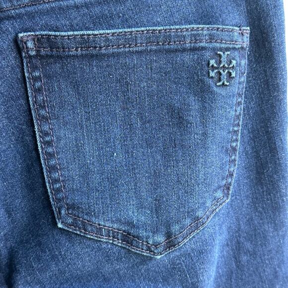 Tory Burch Skinny Jeans Dark Wash - Picture 9 of 11